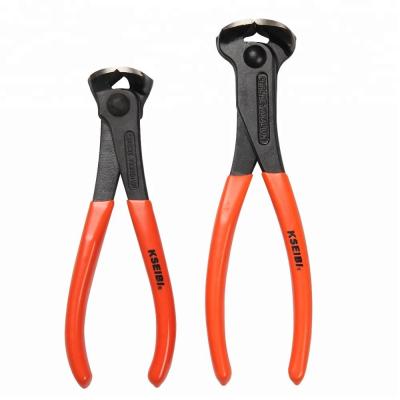 China Comfortable Handle High Quality Forged Steel End Cutting Nipper Pliers For Wire Cutting for sale