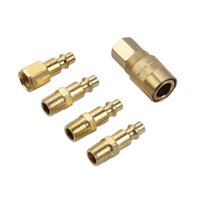 China KSEIBI High Quality Steel 5-PC Steel Industrial Quick Coupler for sale