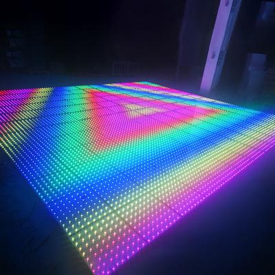 China DIY 8*8 Stage Pixel Led Dance Floor DJ Visual Stage Lights For Wedding Disco Party for sale