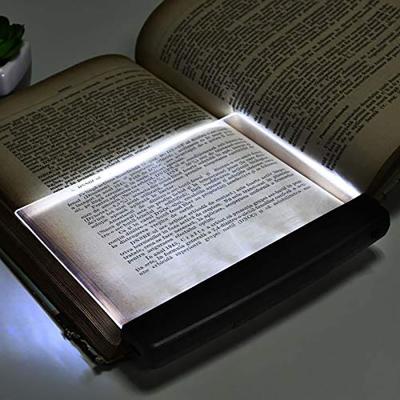 China Dropshipping Modern Portable Flat Plate LED Book Lights Reading Lamp Night Light for sale