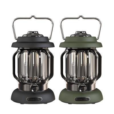 China Vintage Outdoor Camping Led Lantern Emergency Lighting Waterproof Rechargeable Outdoor Camping Lamp for sale