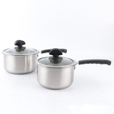 China Viable Yuantai OEM/ODM 304 stainless steel cookware kitchenware soup milk noodle pot for sale