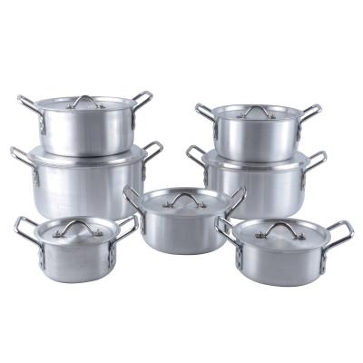 China Yuantai OEM/ODM metal workable aluminum cookware cookingware kitchenware pot set for sale