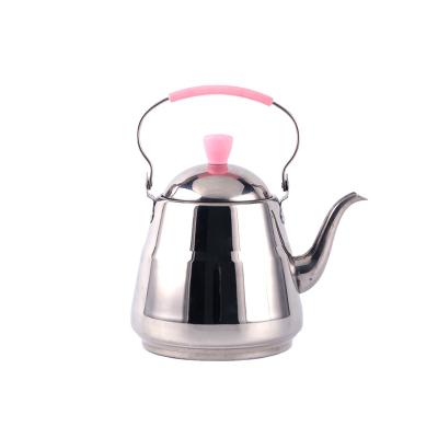 China High Quality Sustainable 201 Stainless Steel Spill Over Tea Coffee Pot Kettle For Boiling In Home Kitchen for sale