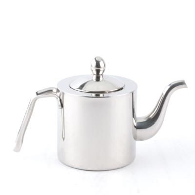 China OEM/ODM 201 viable top selling stainless steel with filter cylinder gooseneck tea kettle teteras de vidrio for sale