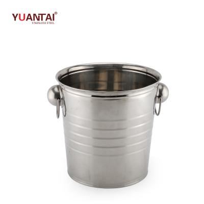 China Yuantai OEM/ODM Viable Hot Selling Stainless Steel Ice Buckets for Beverage Champagne Cooler for sale