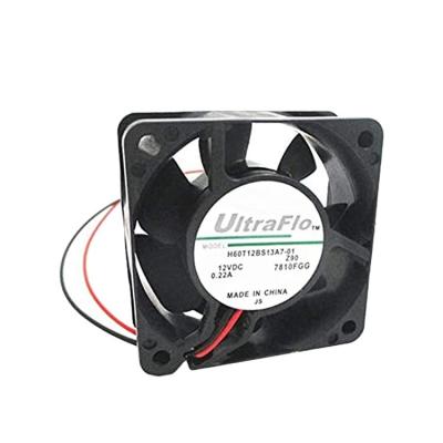 China Power Supply Fan Factory DC 12V 24V Fan 6025 60mm Brushless Power Supply Fan for sale