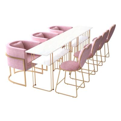 China Best Selling Cheap Fashionable Manicure Chair Nail Table for sale