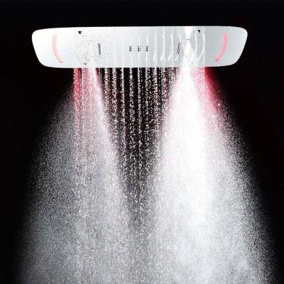 China Without Diverter Guangdong Factory Large Square Rainfall Multi Functional Ceiling Mounted Shower Head for sale