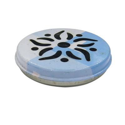 China Recyclable * Dongguan Metal Round Gift Mosquito-Repellent Incense Tin Box Tin Can Wholesale Custom OEM for sale