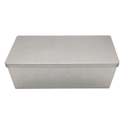 China Packaging Industry Cookie Tin Box Right Angle Rectangular Tinplate Storage Box for sale