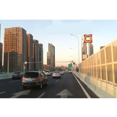 China Road Traffic P16 P25 Dual Color LED Display Screen Radar Speed ​​Limit Primary Flashing Sign for sale