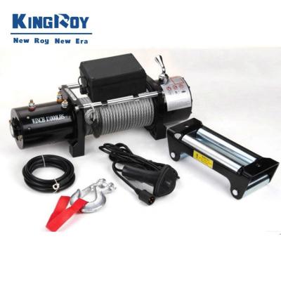 China KingRoy 13000lb AUTO Offroad 4x4 Car Electric Winch For Towing Car 12v for sale