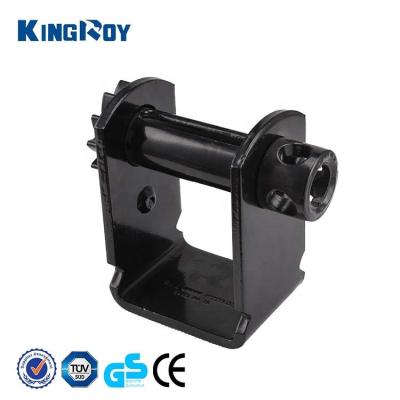 China Truck Truck Winch Maker Powder Coated Weld On Truck Winch18000lbs for sale