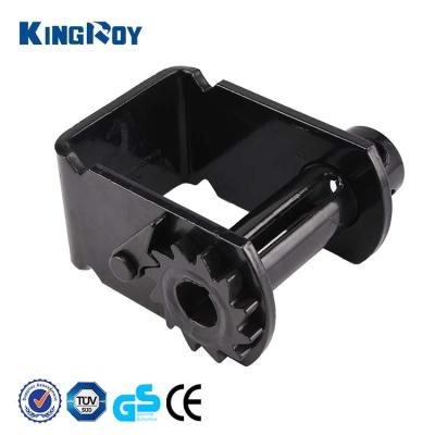 China KINGROY 18000lbs 4inch AUTO Heavy Duty Black Plastic Coated Truck Winch for sale