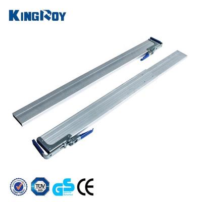 China Product Patent Cargo Lock 2400-2700mm Aluminum Plank Adjustable Cargo Bar F Bar Logistics Ratcheting Load Bar for sale