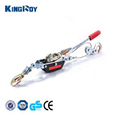 China KINGROY 2.5ton Mini Steel Wire Ratchet Manual Hand Puller Cable Ratchet Wire Tension Tensioner for sale