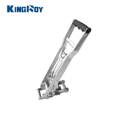 China Heavy Duty Tie Down Ratchet 5T Handle 5000kg 2inch 50mm Long Buckle Truck Lashing Belt Buckle for sale