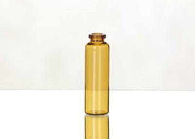 China Custom 20ml, 30ml Tawny Comestic Ampere Amber Glass Bottles With DIN 18mm Amber Drop for sale