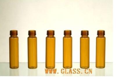 China Custom Logo, Clear / Amber, Medical, Pharmaceutical Screw Glass Bottles AM-MGB for sale