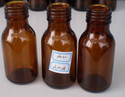 China Custom Clear / Amber, Medical, Pharmaceutical Screw Glass Bottles AM-MGB for sale