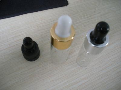 China Aduana 5ml, 10ml, dropperes de cristal de la pipeta del perfume 15ml con el casquillo plástico, ISO9001: 2000 en venta