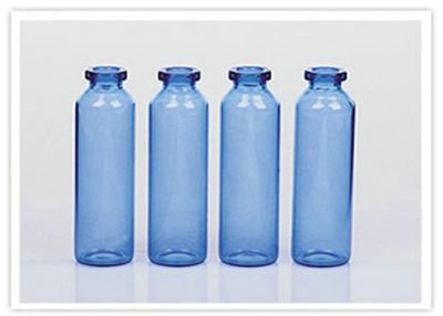 China Blue 100ml Man Square Perfume Glass Bottle / Smaal Glass Vial For Car Decoration / Gift for sale