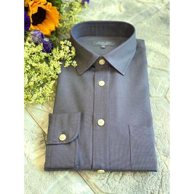 China Single Button Different Size Breathable Cotton Dobby Top Selling Pure Autumn Slim Fit Daily Life Hombre Shirt for sale