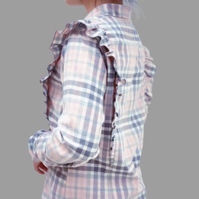 China Breathable Factory Custom Multi-size Party Single Short Sleeve Woven Lady Long Shirt for sale