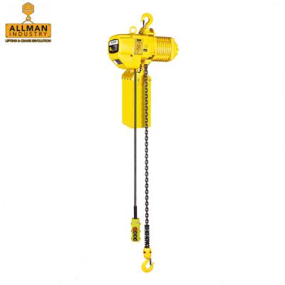 China ALLMAN 500kg 1ton 2ton 3ton Electric Chain Hoist 110V 500kg for sale