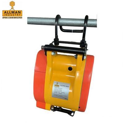 China Building Material Shops ALLMAN 500 Kg 110V 220V Mini Electric Wire Rope Portable Hoist for sale