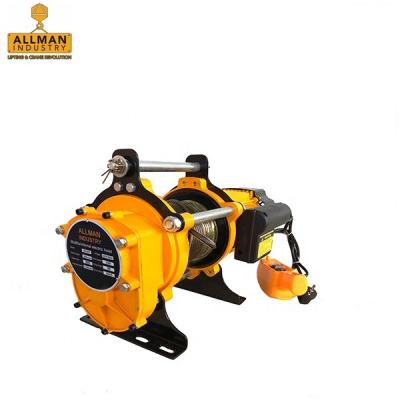 China AUTOMATIC Winch 500Kg Single Phase Mini Wire Rope Portable Electric Winch for sale