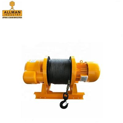 China AUTOMATIC electric mini winches 220V with hook with pendant control for sale