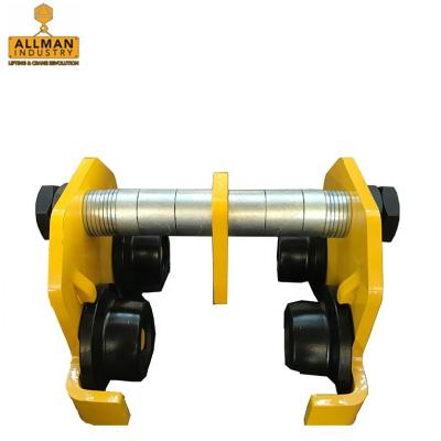 China High quality machinery repair shops ALLMAN I-beam used 1 ton manual trolley hoist for chain hoist for sale