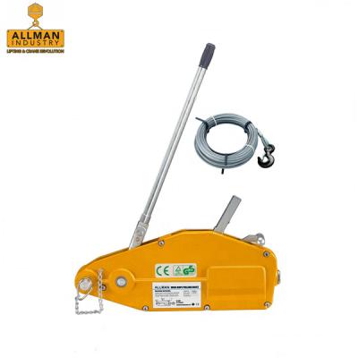 China Reliable ALLMAN Aluminum Yield 1600kg Wire Rope Puller for Construction Building/Railway/Ship for sale