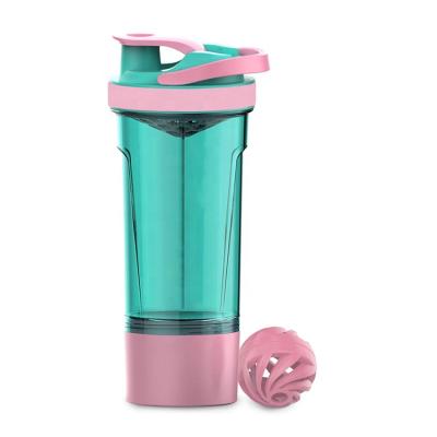 China 800ml Sports Protein Shaker Water Bottle BPA Free Portable Fitness Gym Shaker Bottle for sale