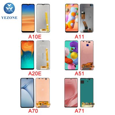 China New Arrival LCD For Samsung Galaxy A10E A11 A20E A51 A70 A71 LCD With Frame Display A10E A11 A20E A51 A70 A71 Pantallas Original 5.83 inch for sale