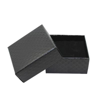 China Manufacturer Reused Gift Boxes Custom Logo Luxury Black Packaging Box Materials for sale