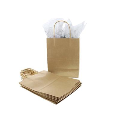 China Recyclable New Products Brown Kraft Paper Bag Packaging With Logo Printing Food Packaging Paper Bags for sale