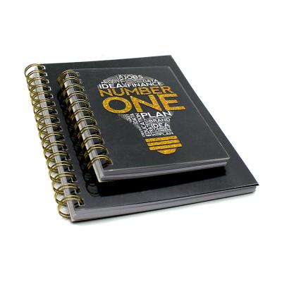 China Custom Printed Design Printed Your Own Notebook Small Spiral Binding Notebook for sale