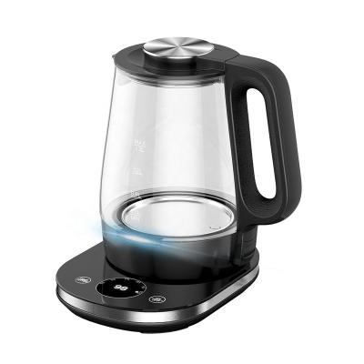 China 360 Degree Rotation Base Customized Small Capacity Desktop Electric Glass Kettle for sale