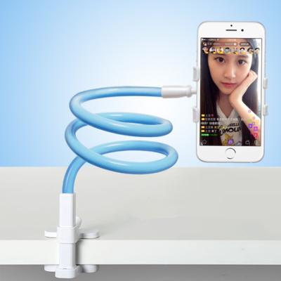 China 360 Degree Adjustable Flexible Rotating Gooseneck Mobile Phone Clamp Bracket Bracket Holder for sale