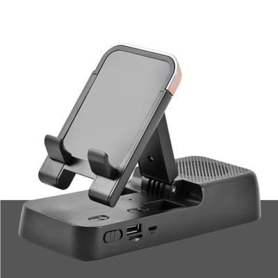 China Adjustable Multifunctional Adjustable Tag Holder Mobile Phone Stand With Speaker for sale