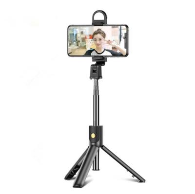 China With Light K10s Multifunctional Beauty Sufficiency LED Selfie Stick Light Wireless Tripod With Back Mirror for sale