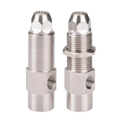 China Dust Collection Sprayers Waste Burner Oil Nozzle 1.2mm Air Spraying Nozzle Air Atomizer Spray Gasoline Nozzle Design for sale