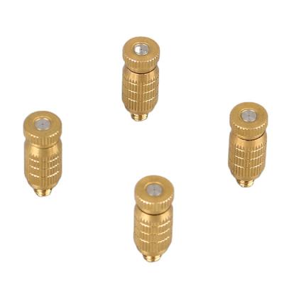 China two piece brass type anti-drip custom cooling anti-drip mist nozzle low pressure factory-made system for sale