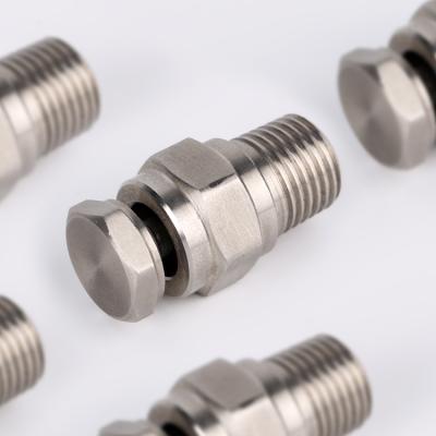 China Unique Vane Design with Large Flow Passages AAT1/8-SS-0.37 Hollow Cone Mist Stainless Steel Spray Nozzle for Dust Collection 1 8 Thread Size for sale