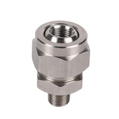 China High Quality Durable Hotels 1/4 Stainless Steel Outlet Male Connection 36275 Ball Connector Adjustable Fitting for sale