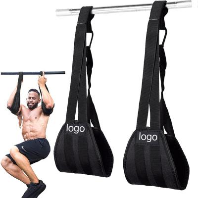 China Strength Training Pull Ups Fitness Tear Exercise Abdominal Strap Ab Suspension Straps Abdominal Crunch Straps for sale