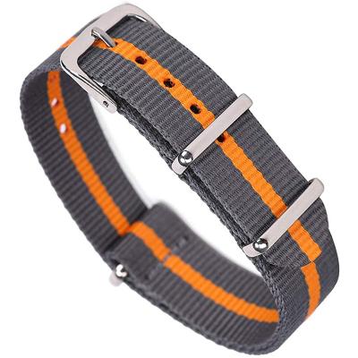 China Fabric New Arrival Buckle Strap Nylon Single Watch Band For Apple Watch 18mm 20mm 22mm 24mm for sale